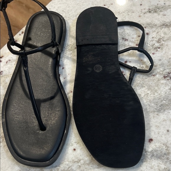 A New Day Black Strappy Sandals - Picture 4 of 4